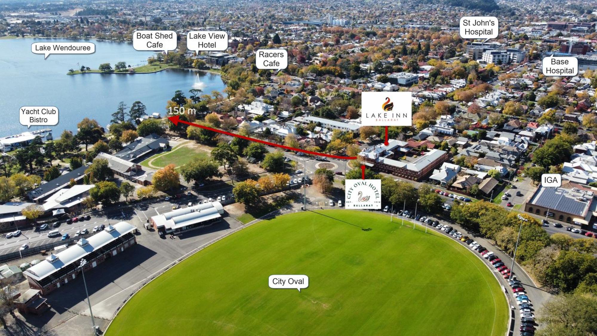 Lake Inn - Ballarat Exteriör bild